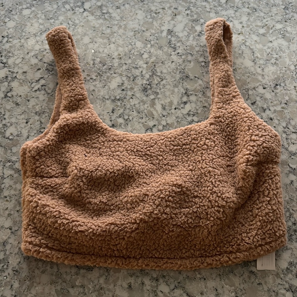 Beige Sherpa tank. Never worn